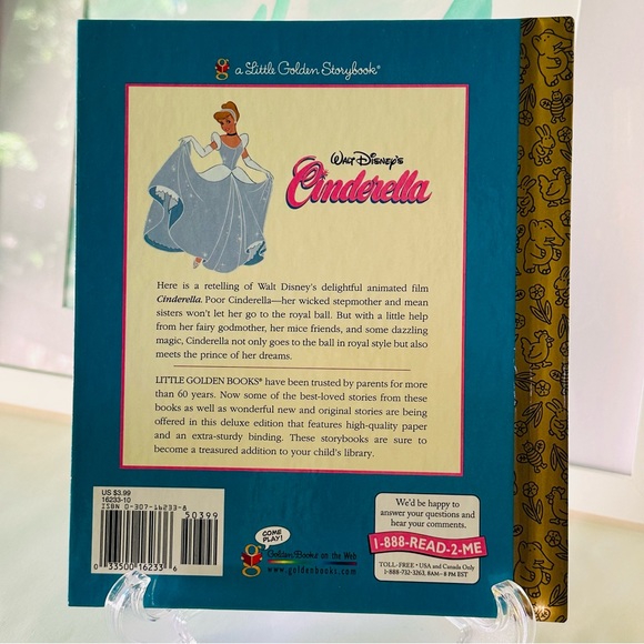 NEW A Little Golden Storybook Walt Disney’s Cinderella Hardcover Book - Picture 10 of 10